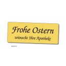 Goldetikett -Frohe Ostern-  (20x50mm)