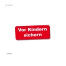 Etik. Vor Kindern sichern / 12x30 mm r/w; 120 Etik./Bogen