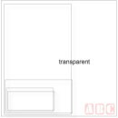 Transparent-Überkleber 70x28 mm (VE 500 Stück)