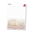 Notizblock à 25 Blatt 105x148mm (DIN A6 hoch)...