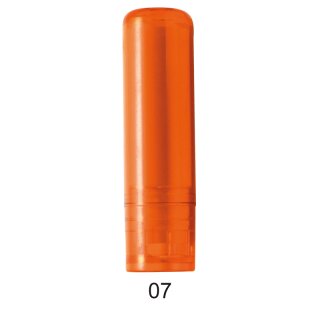 Lippenpflegestift - transparent gefrostet - orange