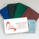 Doppelkarten-Schutzhülle blau