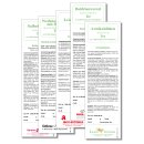 Tee-Etiketten aus Papier -  Pfefferminzblätter