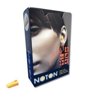 NOTON plus - Gehörschutzpfropfen - 10er Packung (5 Paar)