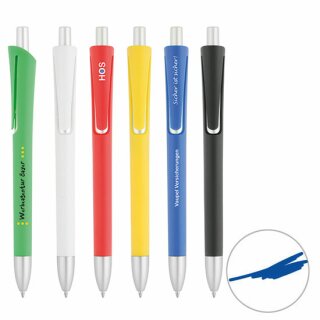 Druckkugelschreiber farbig sortiert
