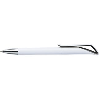 Kugelschreiber White Swan aus Kunststoff