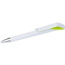 Kugelschreiber "White Swan" aus Kunststoff